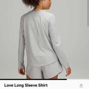 Lululemon Love Long Sleeve top